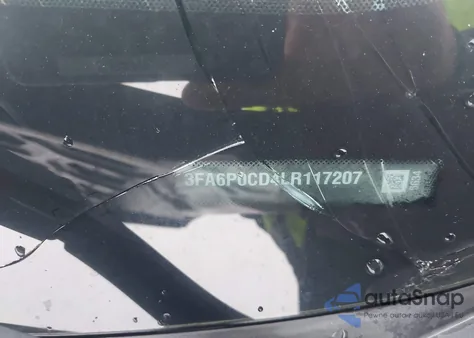 2020 Ford Fusion Sel z USA, uszkodzony, nr VIN 3FA6P0CD4LR117207